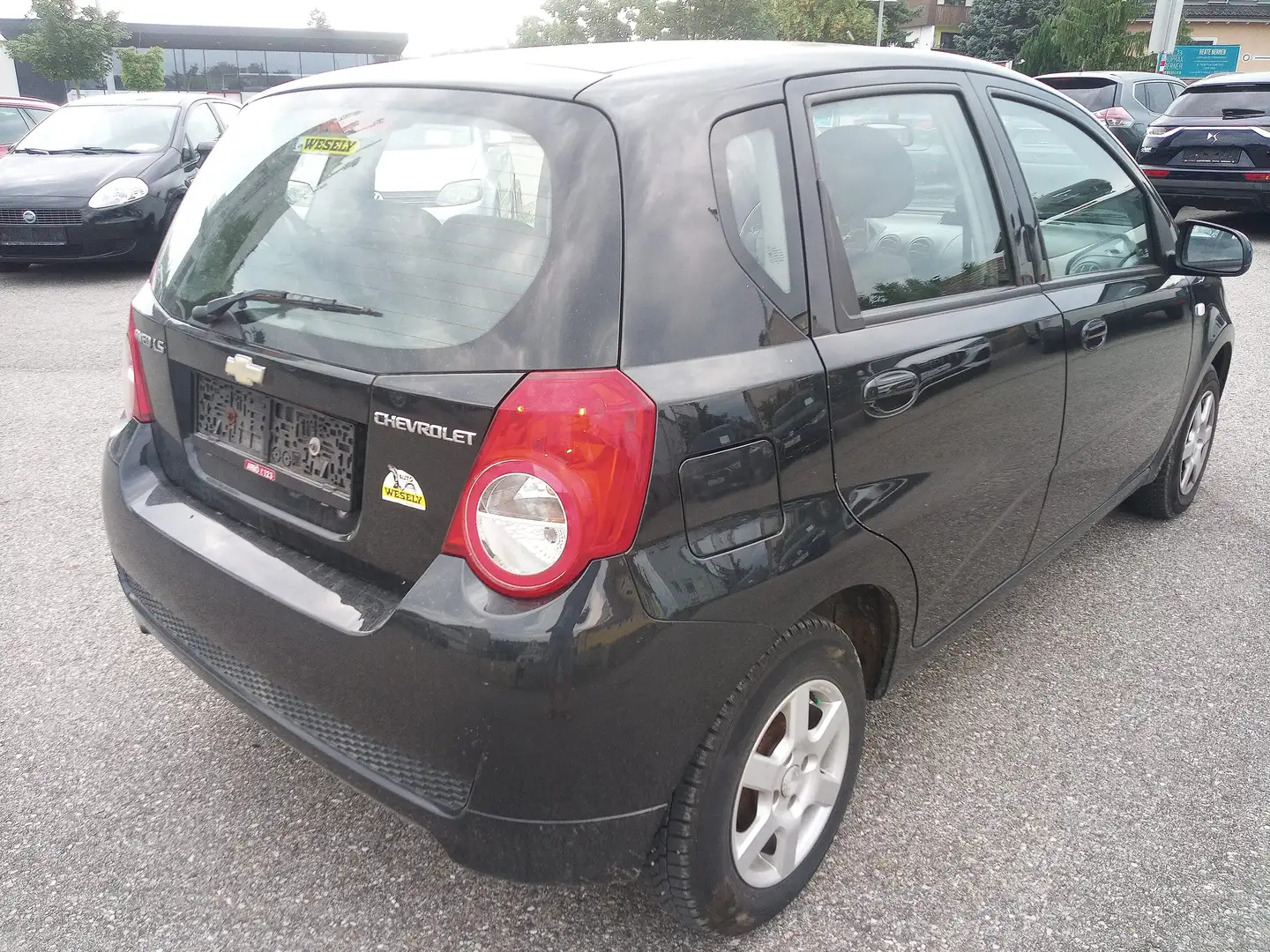 Chevrolet Aveo 1,2 LS **1.-Besitz**Klima**ZV**wenig km**ALU** Schwarz - 2