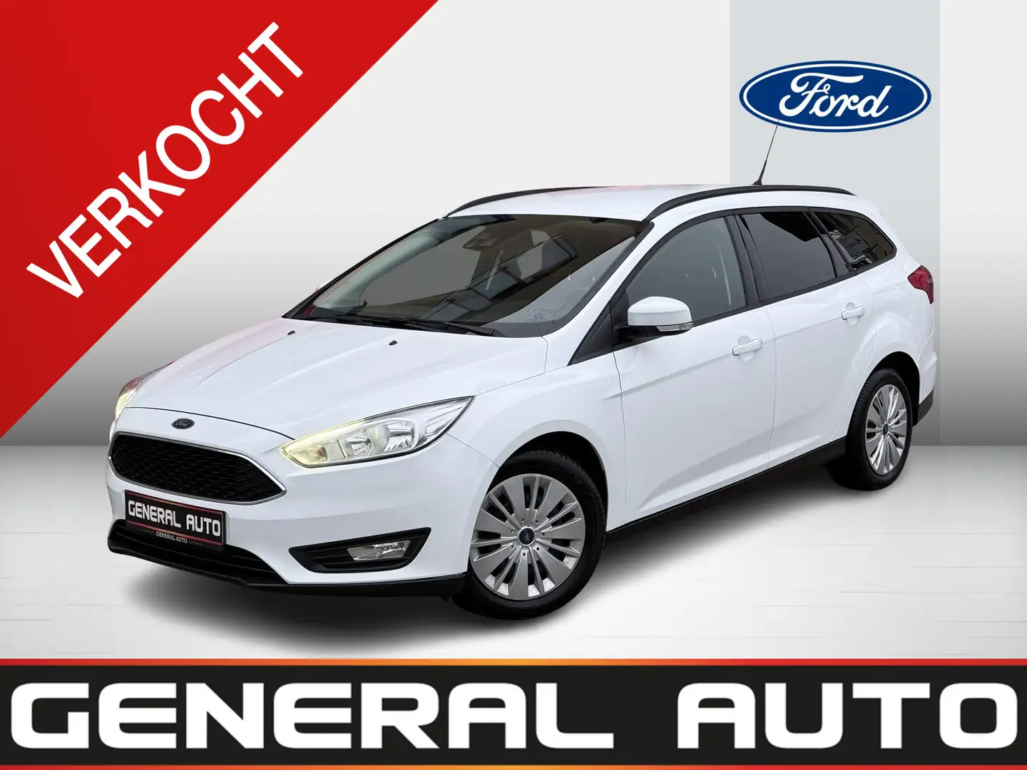 Ford Focus Wagon 1.0 Titanium, AUTOMAAT, nieuwe Distributieri Wit - 1
