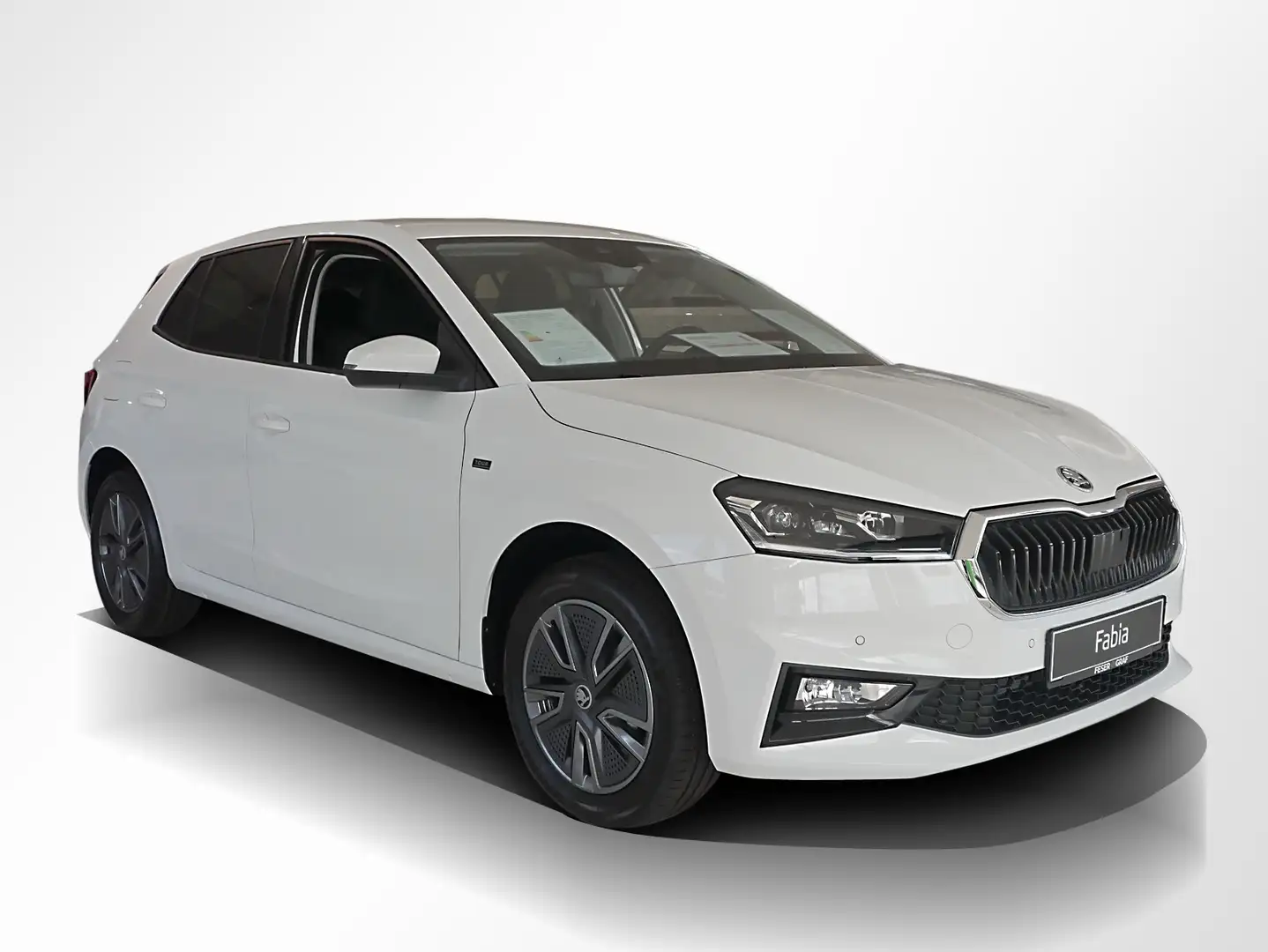Skoda Fabia 1.0 TSI Tour Kessy RüKa Smart Link Sitzh. Weiß - 2