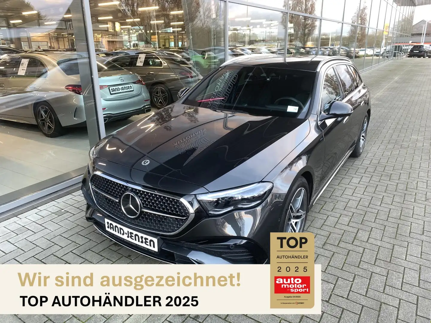 Mercedes-Benz E 220 d T-Modell AMG Line Premium Burm AHK MBUX Grau - 1