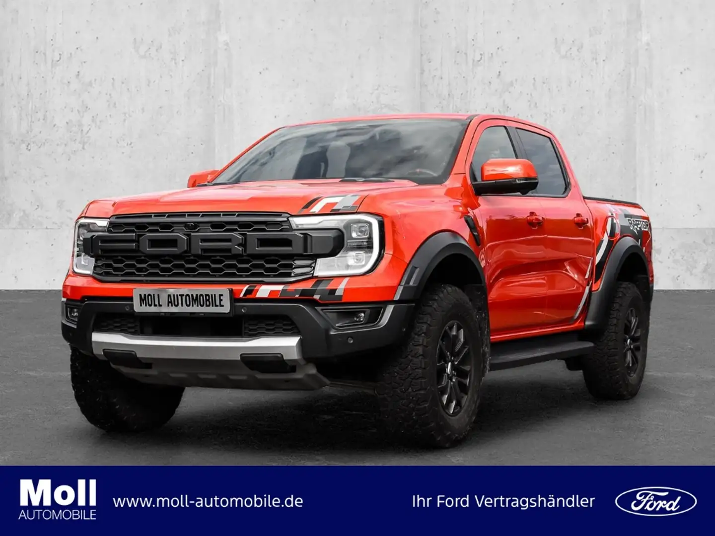 Ford e-4WD Doppelkabine 3.0 Ecoboost EU6d AHK-abnehmbar Orange - 1