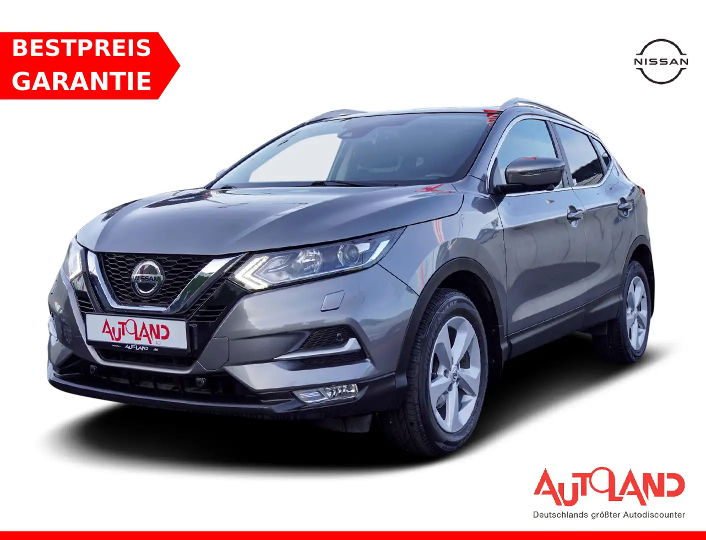 Nissan Qashqai 1.5 dCi Navi Panorama 360° Sitzheizung Grau - 1