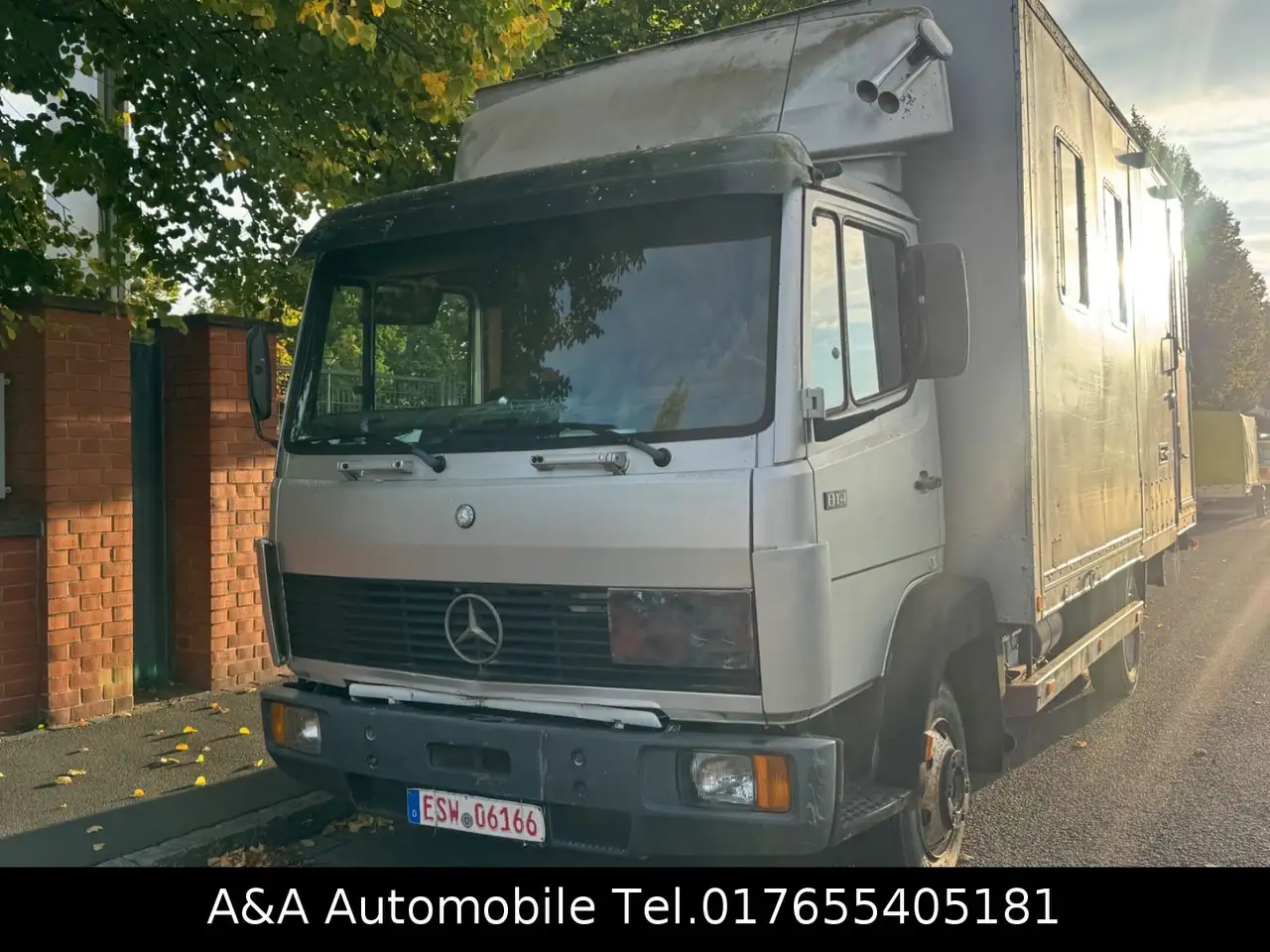 Mercedes-Benz 814 6 Zylinder Pferdetransporter Blatt-Blatt, foto 2