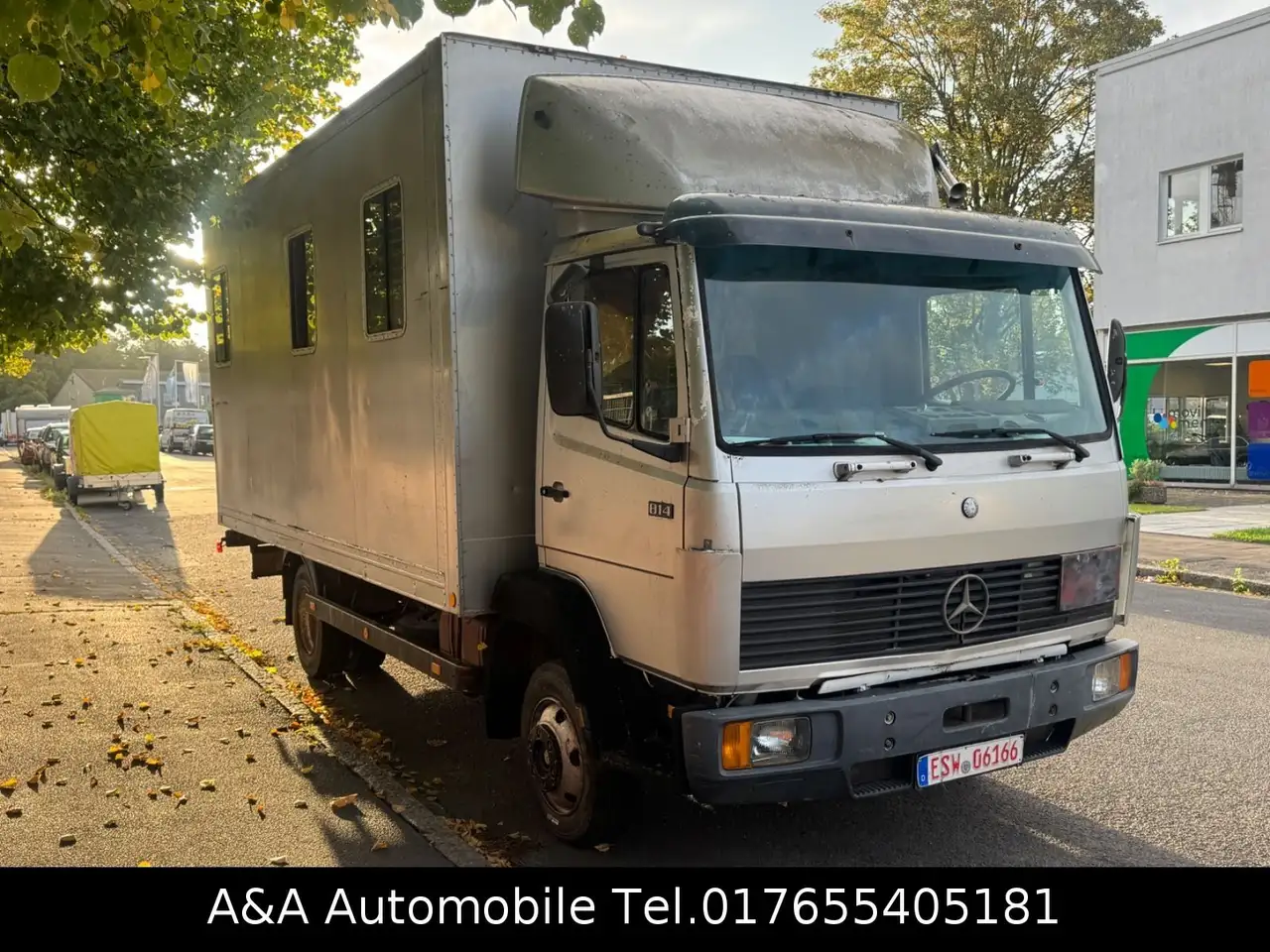 Mercedes-Benz 814 6 Zylinder Pferdetransporter Blatt-Blatt, foto 4