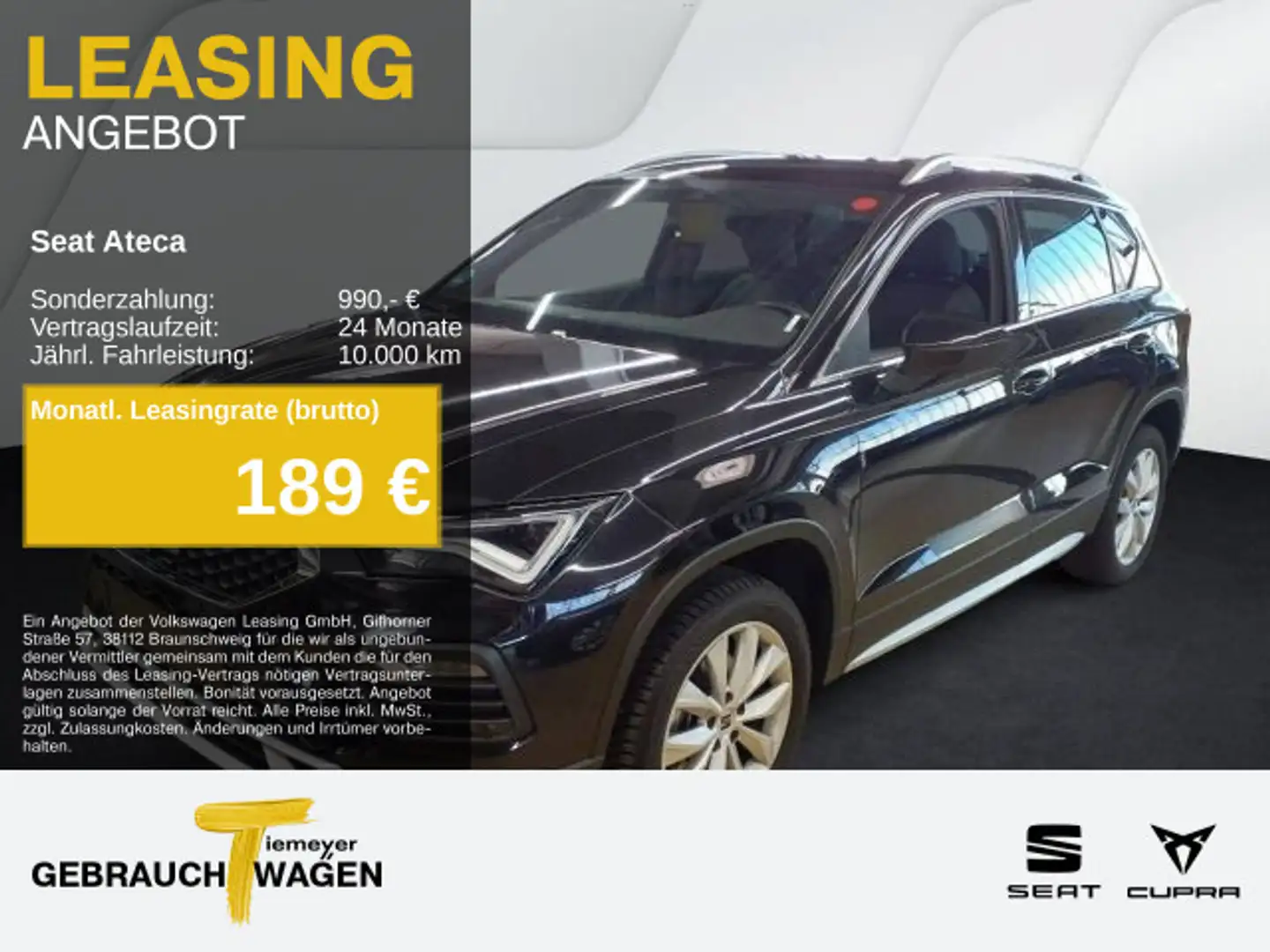 SEAT Ateca 1.5 TSI DSG X-PERIENCE SIDE-ASSIST KAMERA Schwarz - 1