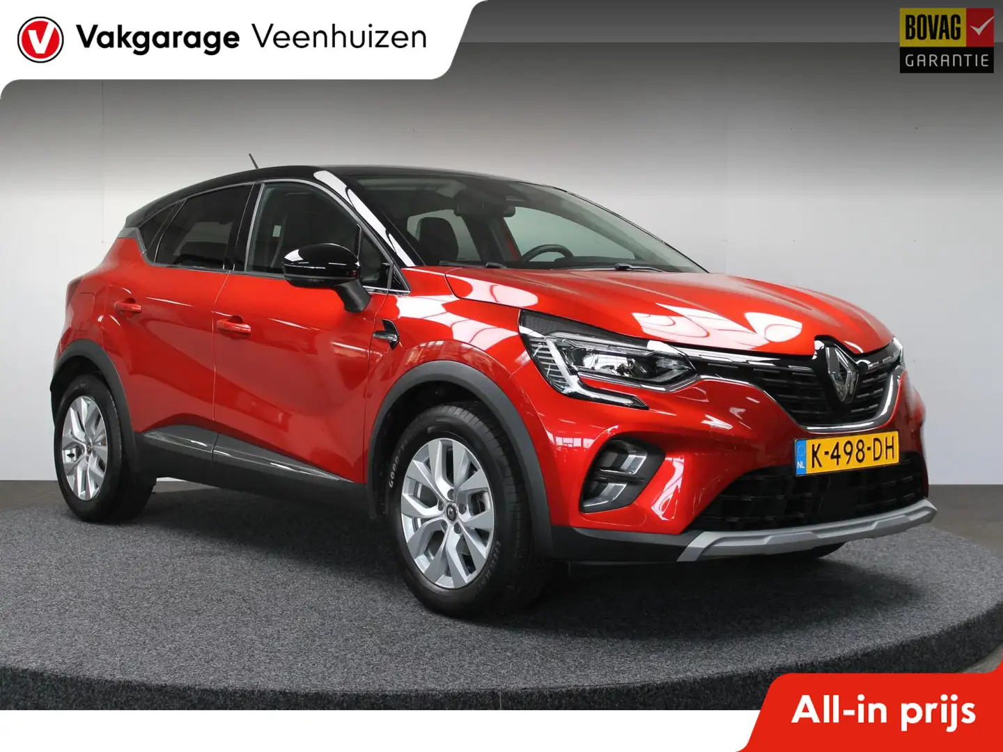 Renault Captur 1.0 TCe 100 Intens|Rijklaar prijs|Keyless|Carplay| Rot - 1