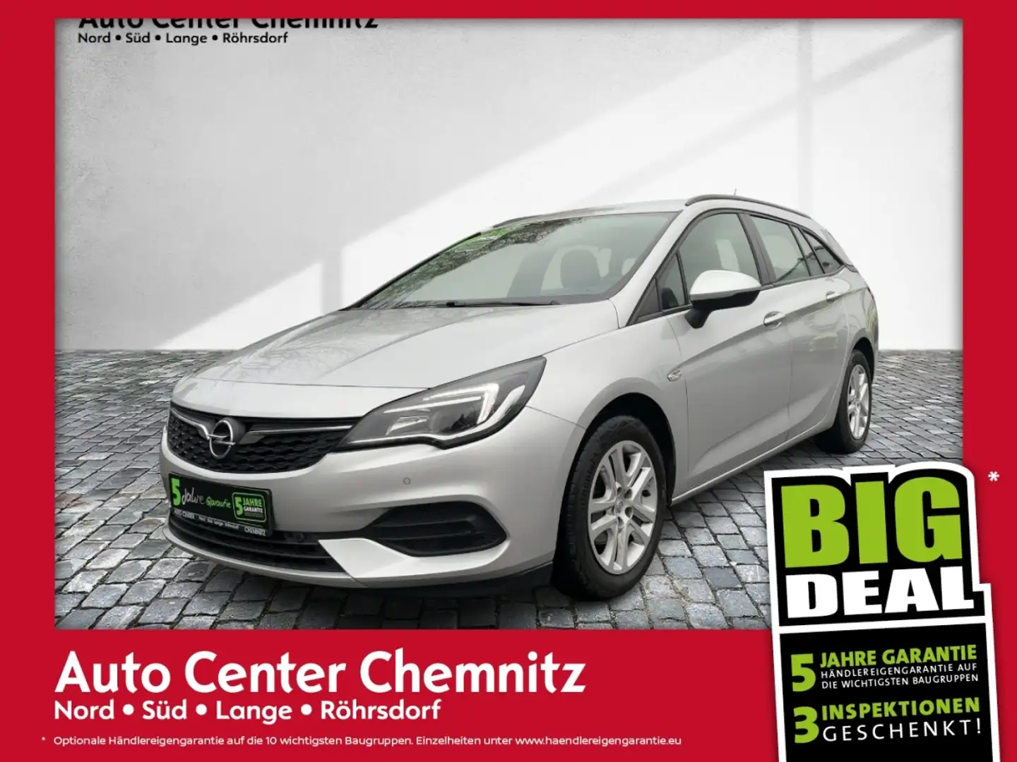 Opel Astra K ST 1.5 D Edition LED/Navi/SHZ/LHZ/PDC Plateado - 1
