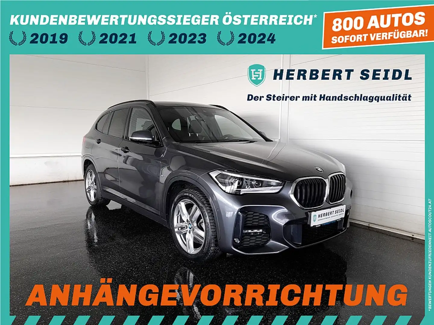 BMW X1 M-SPORT SHADOW 4x4 20d Aut. *LED / HEAD-UP / NA... Gris - 1