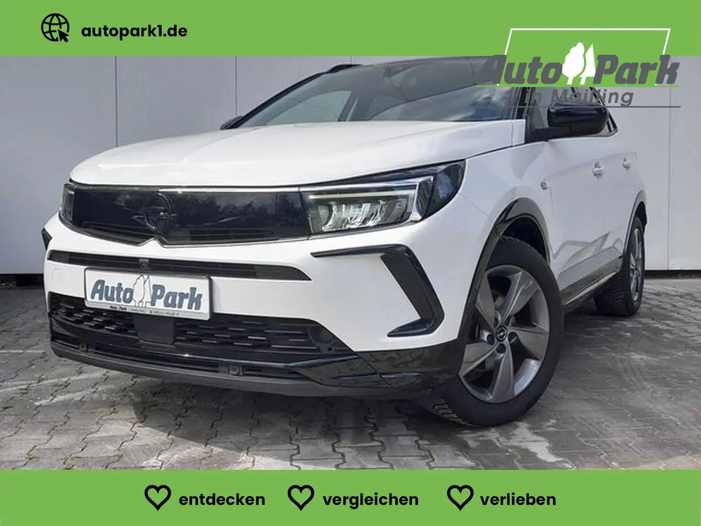 Opel Grandland GS AT8 LR+WS+SHZ~RKam~2xPDC~18"LM~NAVI Weiß - 1