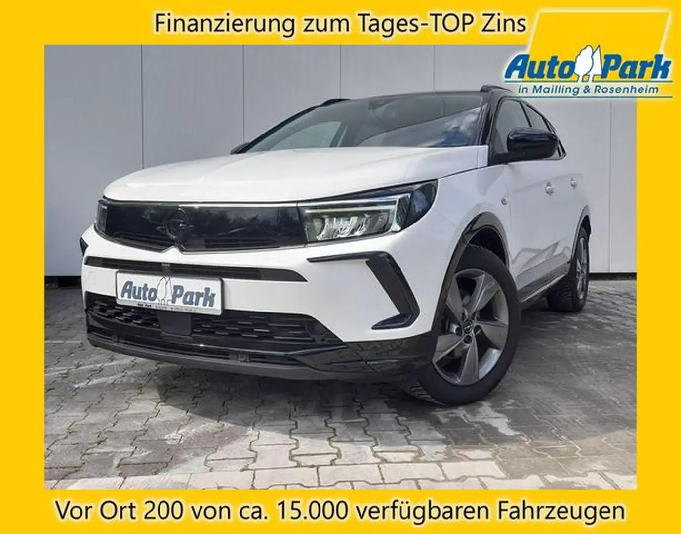 Opel Grandland GS AT8 LR+WS+SHZ~RKam~2xPDC~18"LM~NAVI Blanco - 1