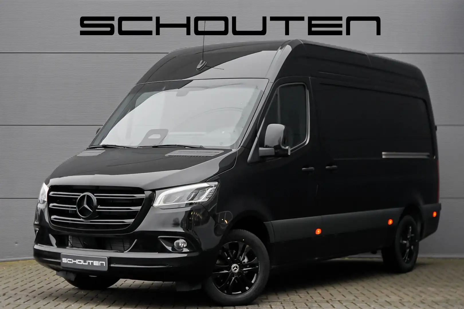Mercedes-Benz Sprinter 319 1.9 CDI L2H2 RWD BPM Vrij Black Pack 2x Auto S Negru - 1