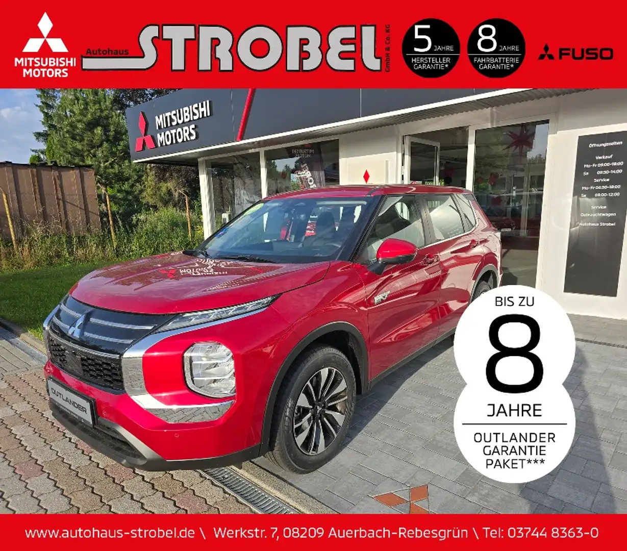Mitsubishi Outlander PHEV PLUS *ALLRAD*STANDHEIZUNG* Rojo - 1