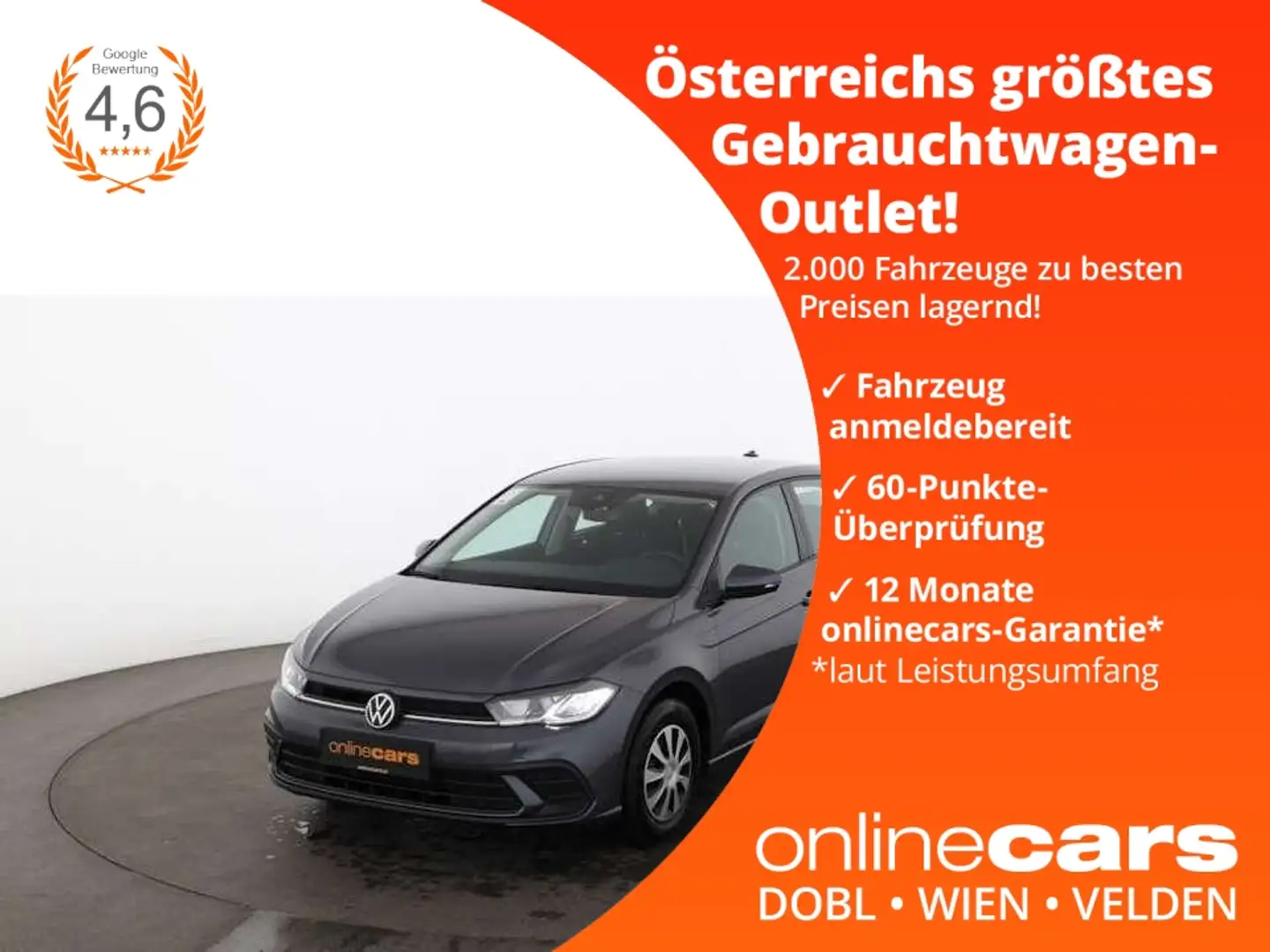 Volkswagen Polo VI 1.0 LED DIGITAL-TACHO ASSIST Gris - 1