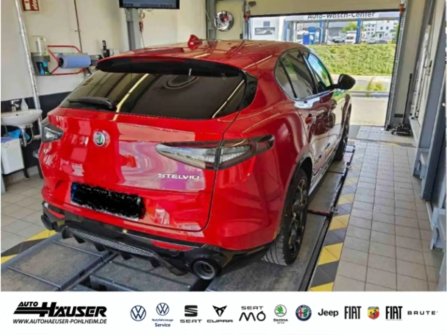 Alfa Romeo Stelvio Competizione 2.0 Turbo Q4 HARMAN-KARDON EL. SITZE Rojo - 2