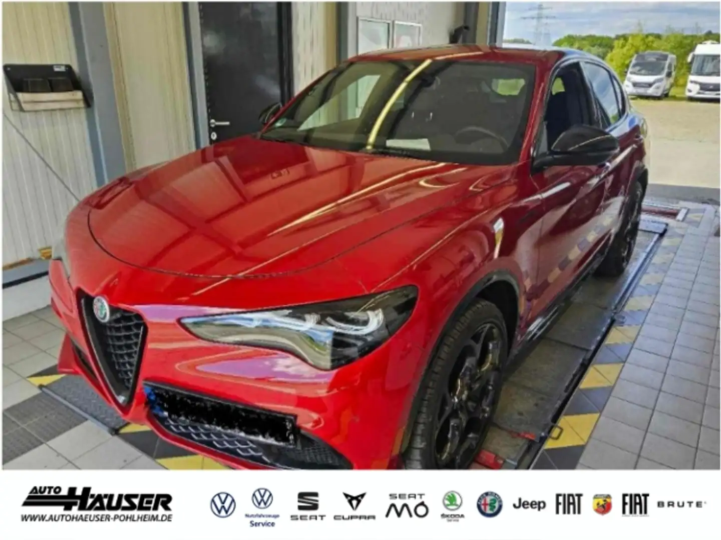 Alfa Romeo Stelvio Competizione 2.0 Turbo Q4 HARMAN-KARDON EL. SITZE Rojo - 1