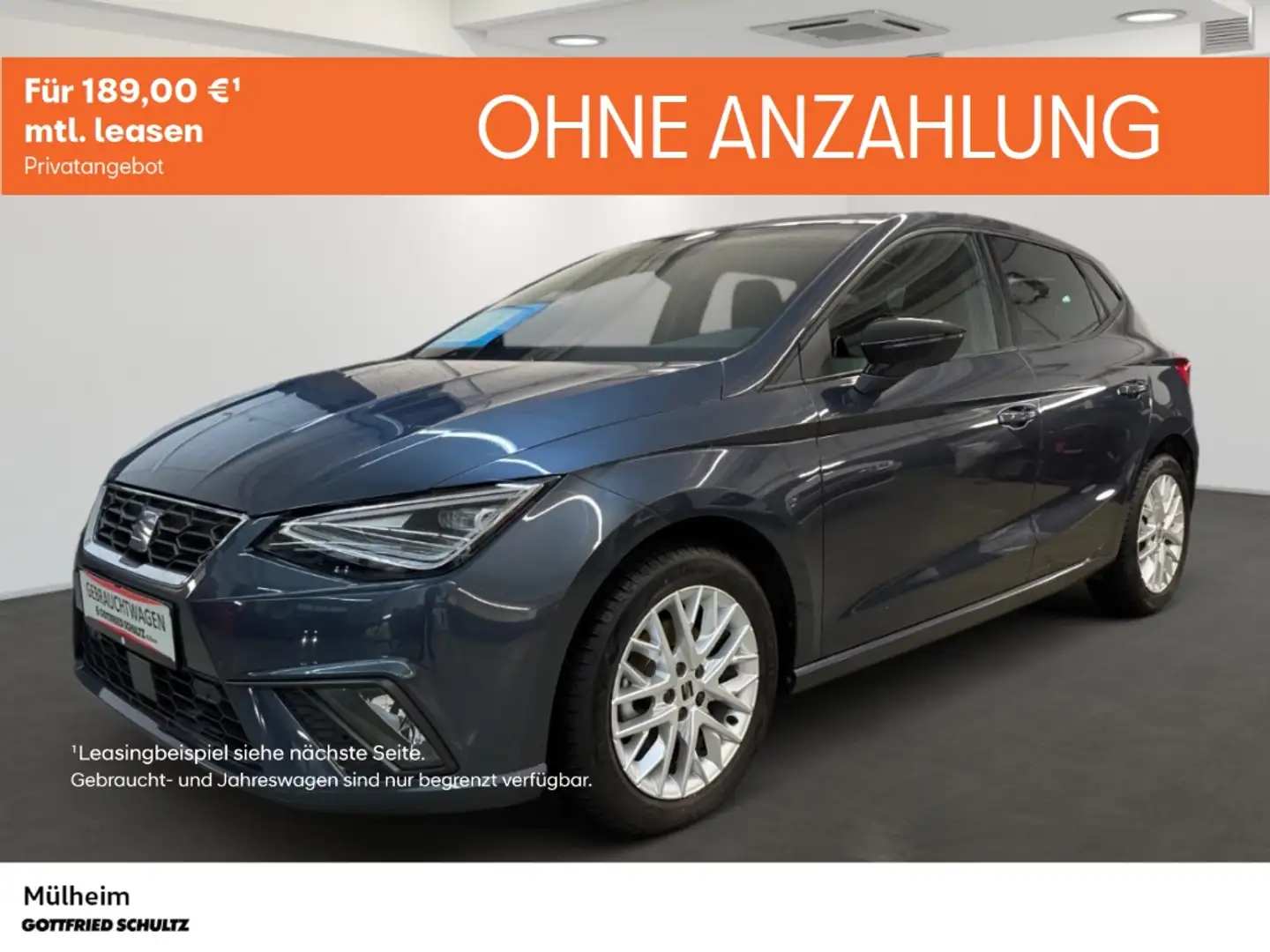 SEAT Ibiza 1.0 TSI DSG LED NAV KAMERA SHZ FR ALLSEASON Grau - 1