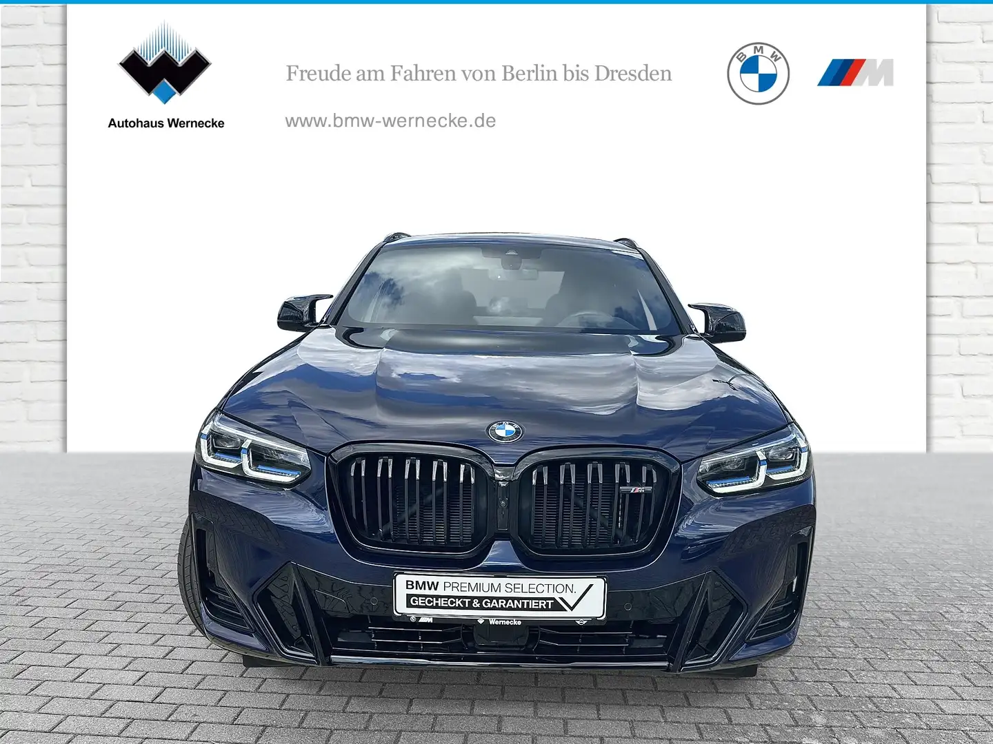 BMW X4 M 40i Head-Up HK HiFi DAB WLAN Standhzg. AHK Bleu - 2