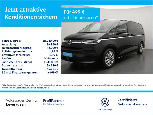 Volkswagen T7 Multivan 4Motion Style LÜ MATRIX AHK ACC