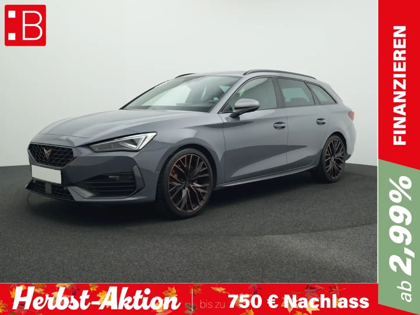 CUPRA Leon Sportstourer 2.0 TSI DSG 4Dr. VZ PANO AHK ACC ALU Gris - 1