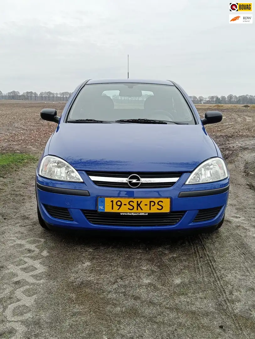 Opel Corsa 1.0-12V Rhythm Blauw - 1