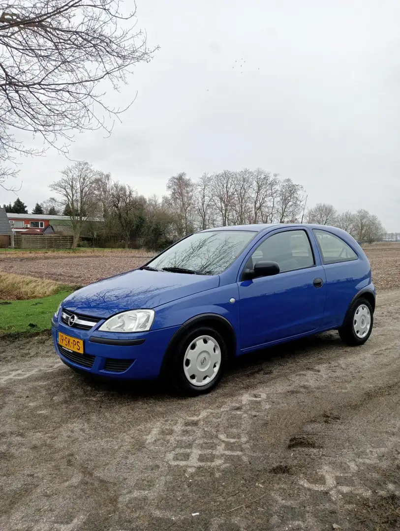 Opel Corsa 1.0-12V Rhythm Blauw - 2