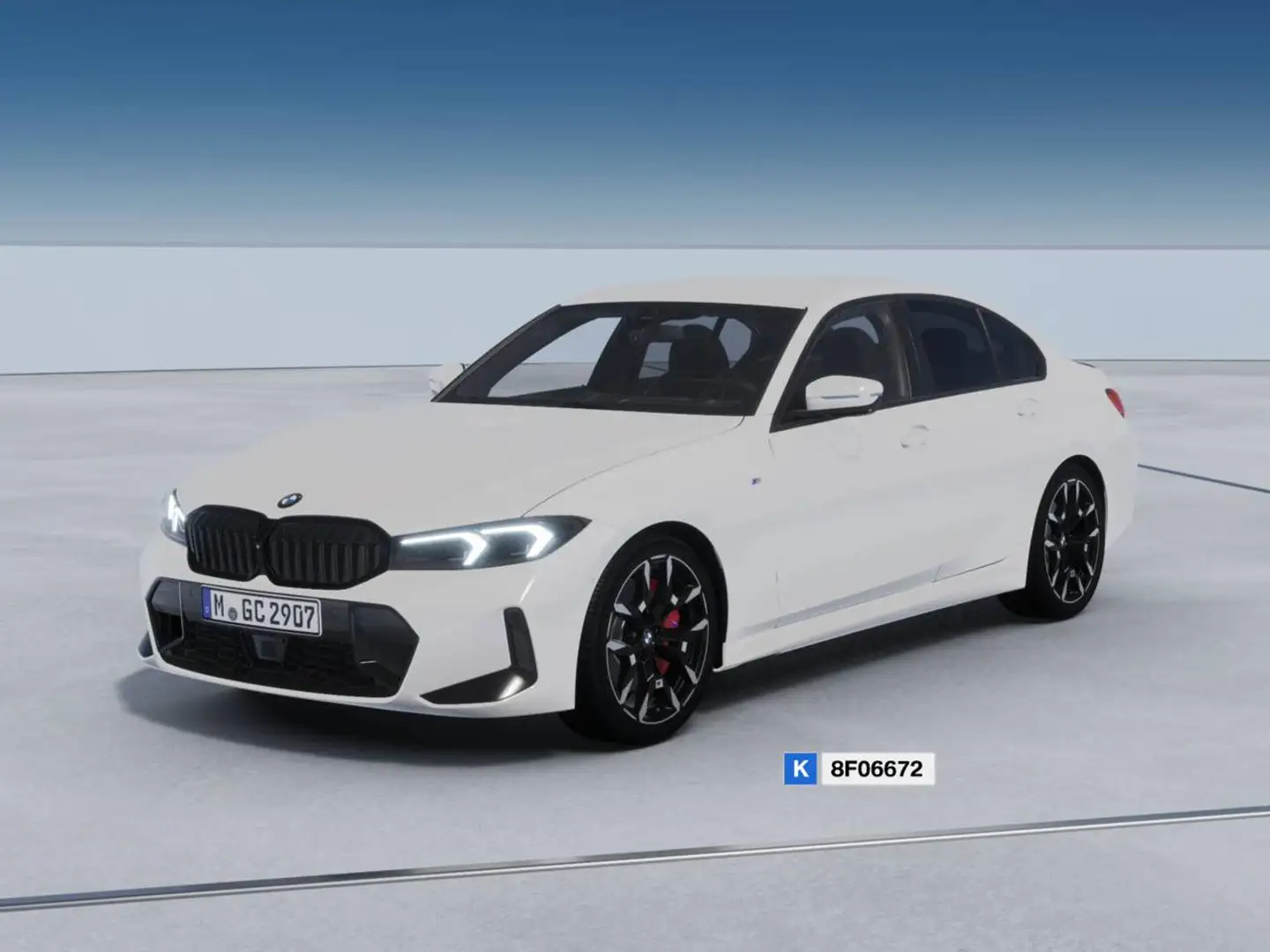 BMW 320 d 48V MSport Pro Bianco - 1