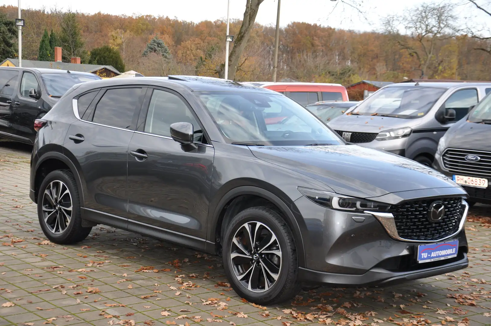 Mazda CX-5 2.5 AWD Sports-Line AHK-ACC-STANDH-SD-HUD-360° Gris - 1