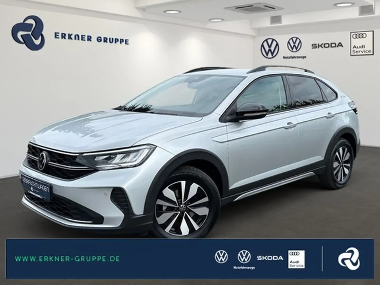 Volkswagen Taigo 1.0TSI Goal LED+ACC+AHK+APP-CONNECT Silber - 1