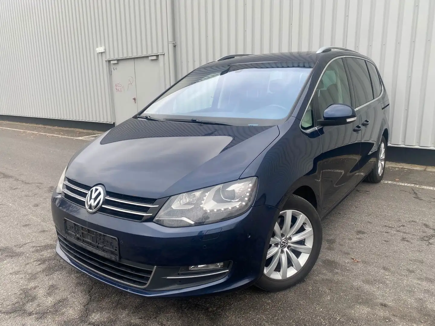 Volkswagen Sharan Highline Panorama 7 Sitze Blau - 1