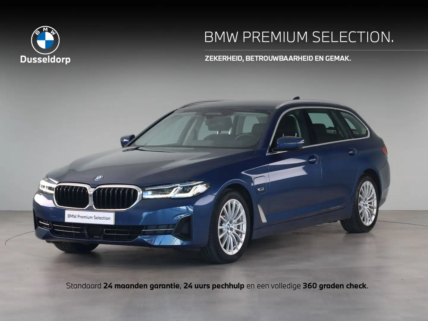 BMW 530 5 Serie Touring 530e Business Edition Plus Blauw - 1