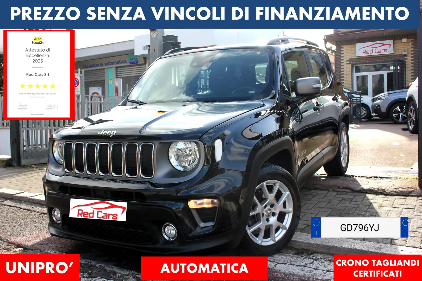 Jeep Renegade LIMITED 1.3 150 CV *PREZZO VERO*👌UNIPRO KM CERT - 2