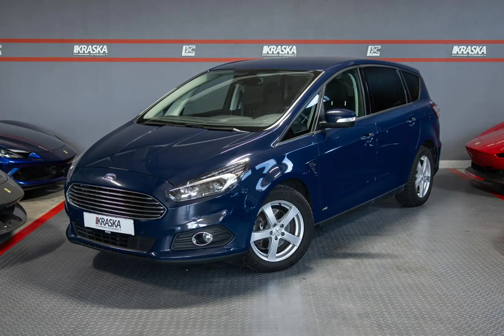 Ford S-Max 2.0 TDCi Business AWD SHZ 7 SITZER AHK Синій - 1