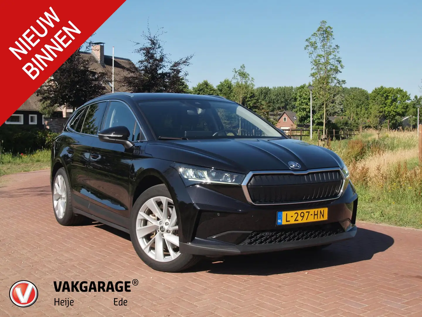 Skoda Enyaq iV 80 204 PK | Camera | Apple Carplay | Cruise Con Zwart - 1