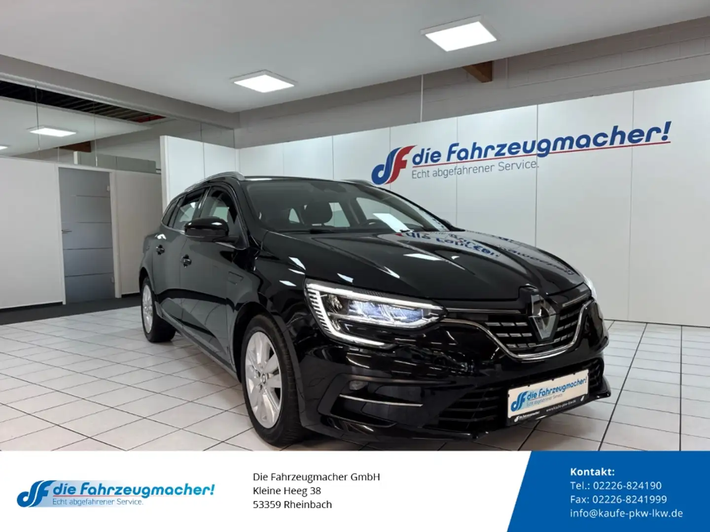 Renault Megane IV Grandtour Business Edition 1.3 TCe 140 EU6d Nav Schwarz - 1