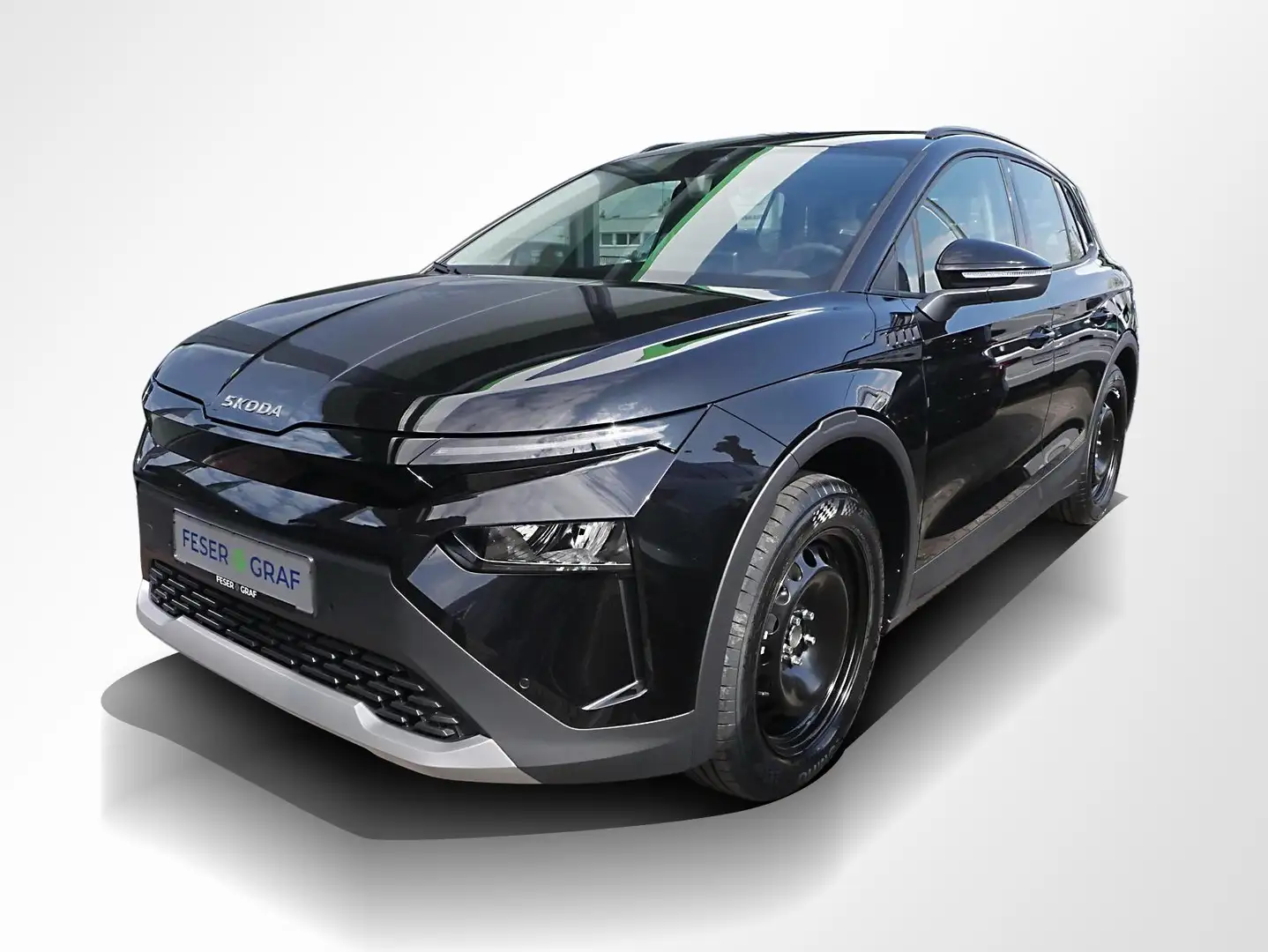 Skoda Elroq 50 Tour 55 kWh 125 kW Navi PDC RüKa Sitzh. Noir - 1