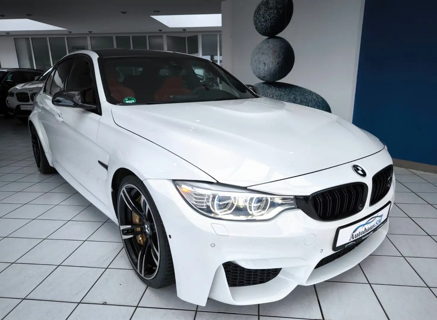 BMW M3 *H&K*HEAD UP*DKG*CARBON* Weiß - 1