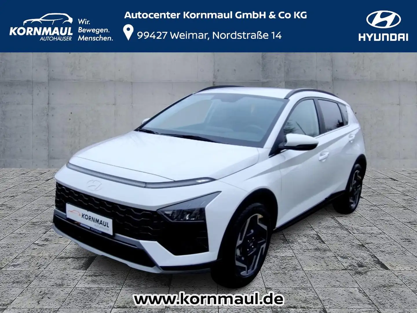 Hyundai BAYON 1.0 Prime T-GDI (100PS) Automatik Weiß - 1