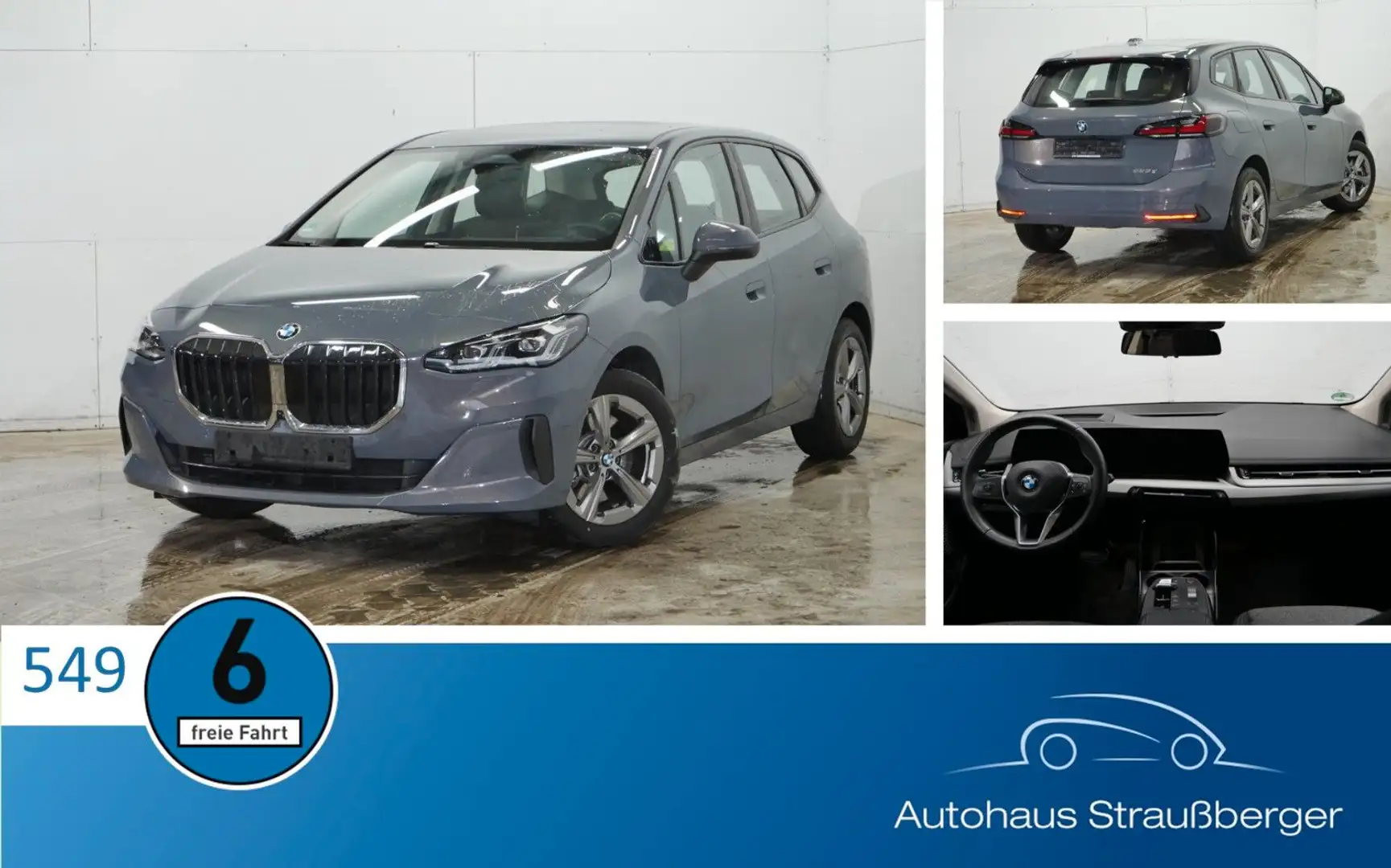 BMW Egyéb 223d Active Tourer xDrive ACC AHK RFK WLAN HuD Szürke - 1