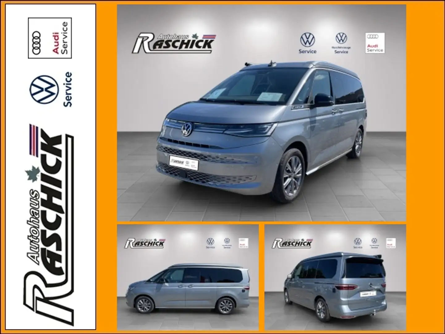 Volkswagen T7 California 2.0 TDI DSG Ocean AHK Navi Kamera Klima Navi Ezüst - 1