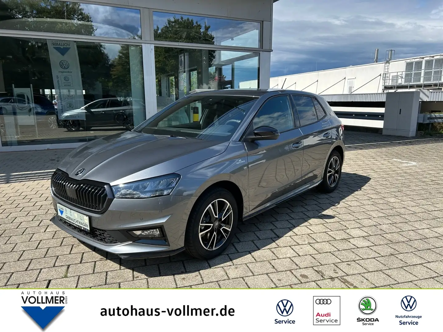 Skoda Fabia IV 1,0 TSI DSG Monte Carlo LED, PDC, SHZ, KESSY, Grau - 1