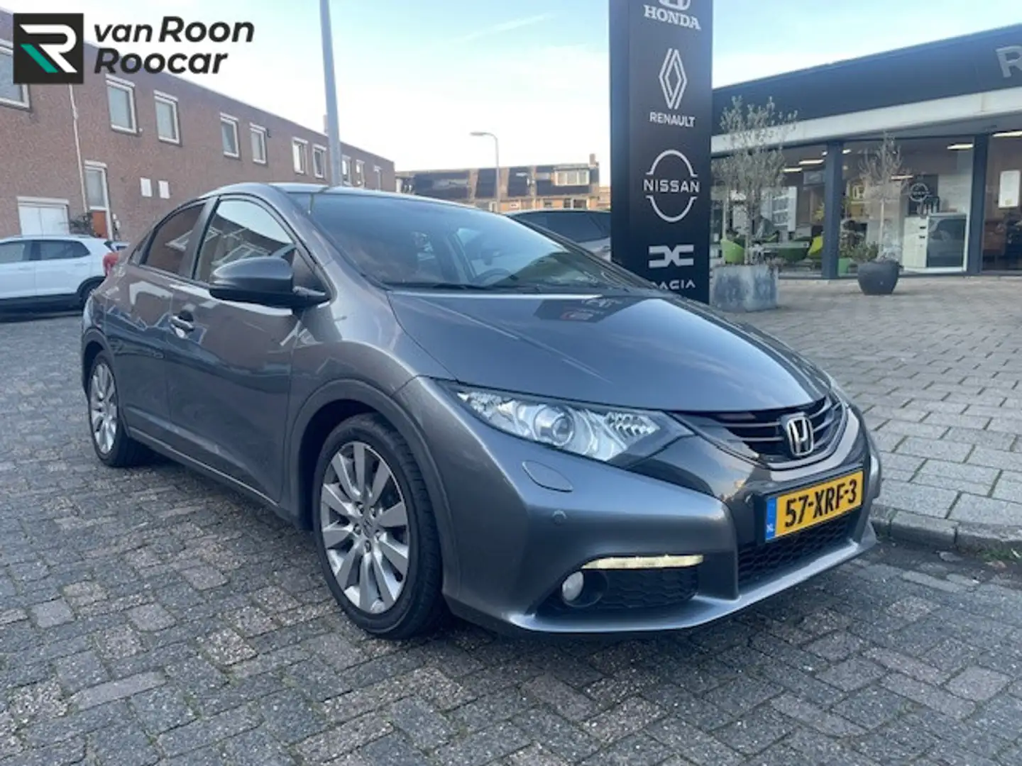 Honda Civic 1.8 Executive | Leer | Panoramadak Gris - 1