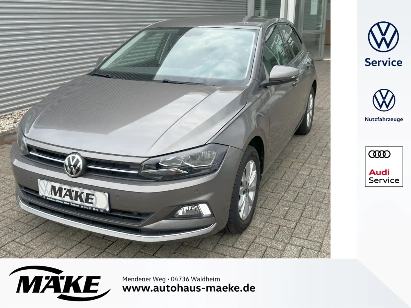 Volkswagen Polo 1.0 TSI, Highline, Navigation, SHZ, PDC+, Grau - 1