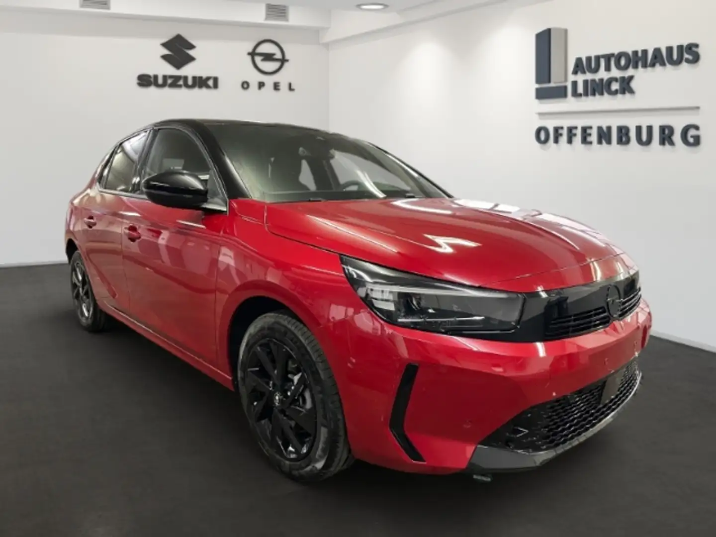 Opel Corsa F GS 1.2 Turbo EU6e LED Licht+Navi Rood - 2