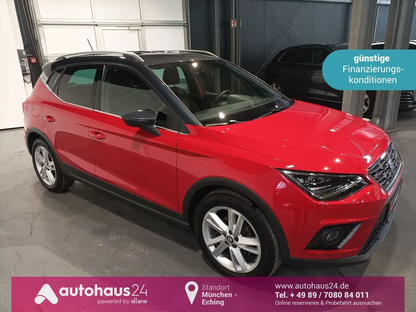 SEAT Arona 1.0 TGI FR  LED|Navi|Kamera|PDC Rouge - 1