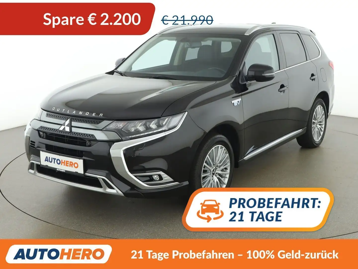 Mitsubishi Outlander PHEV 4WD Aut. *SHZ*CAM*PDC* Schwarz - 1