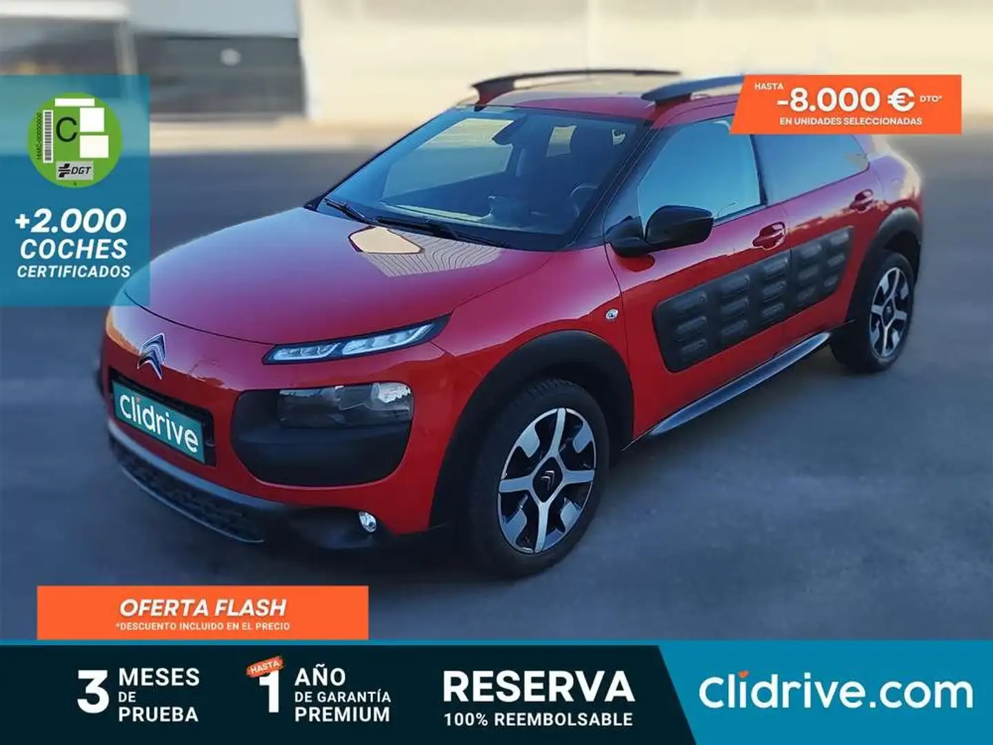 Citroen C4 Cactus BlueHDi 100 Shine Rouge - 1