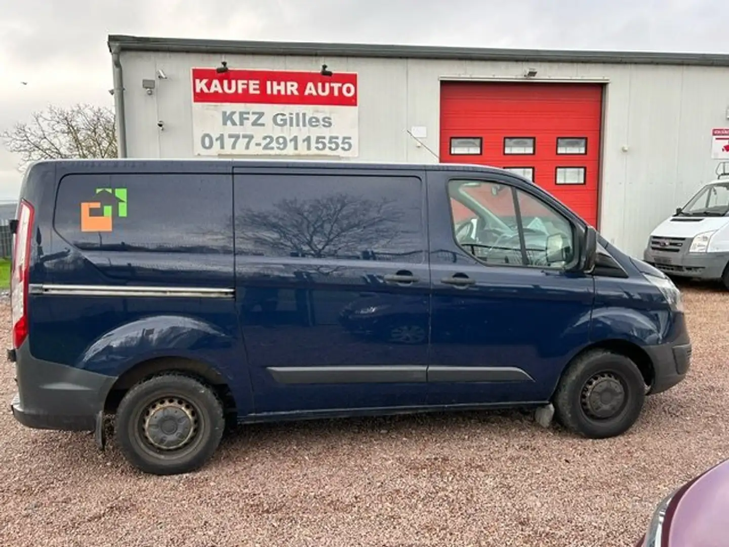 Ford Transit Custom 2,2 TDCI Custom Transporter MOTORSCHADEN Euro 5 Blu/Azzurro - 1