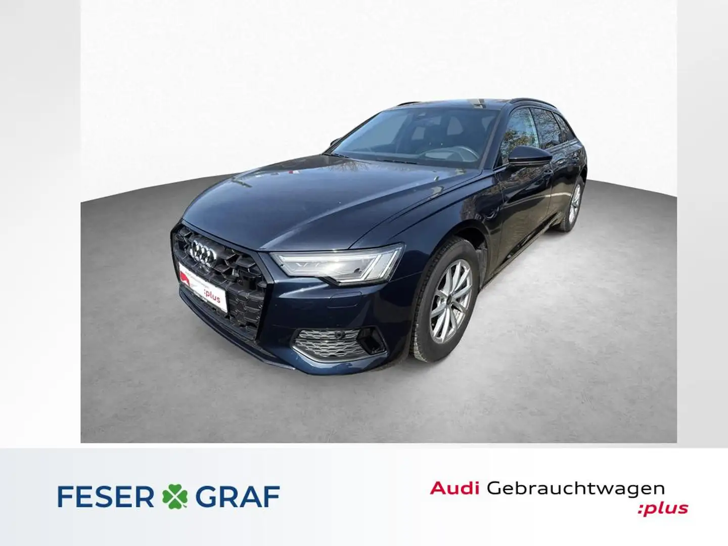 Audi A6 Avant Sport 45 TFSI S tr. AHK PANO HuD 360° Blauw - 1