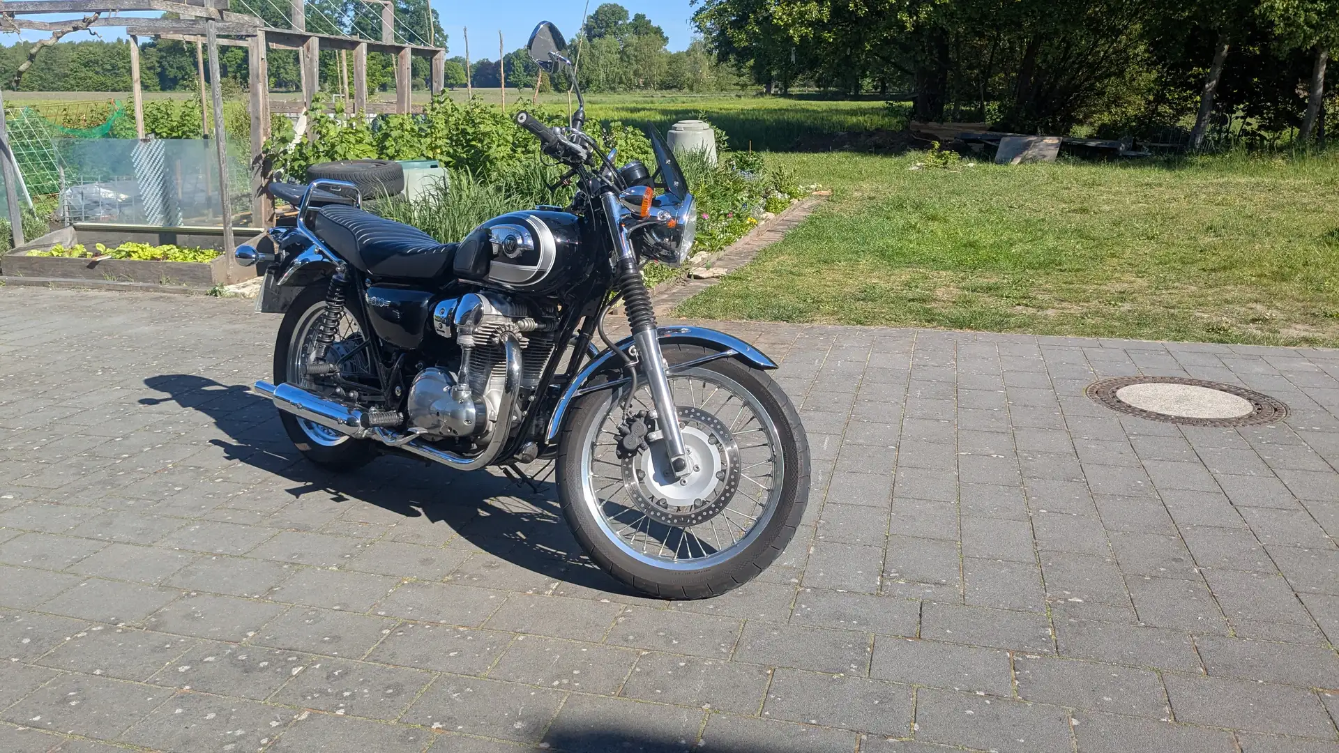 Kawasaki W 800 Modern Classic / Retro Optik Negro - 1