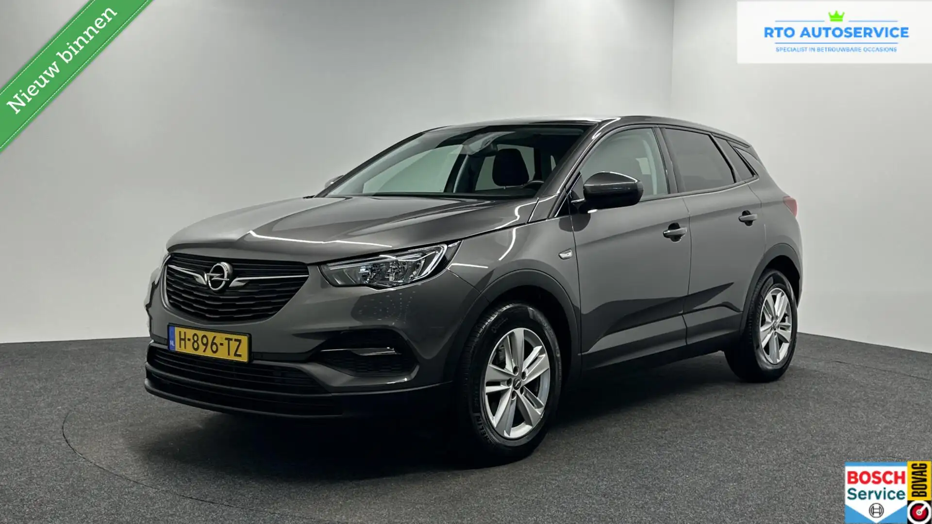 Opel Grandland X 1.2 Turbo Business Edition CARPLAY CRUISE LM NAVIG Grijs - 1